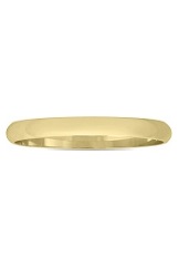 lovely mini classic domed baby gold ring